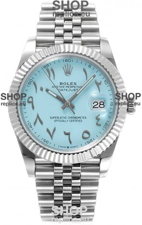Rolex Datejust M126300 41MM ETA3235 Tiffany Blue Arabic Dial - 904L Steel Casing 