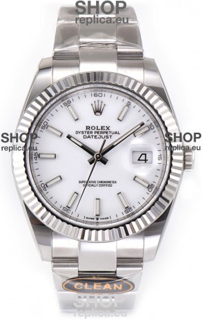 Rolex Datejust 126334 41MM ETA3235 72 Hours Power White Dial Oyster 1:1 Mirror Replica