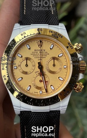 Rolex Cosmograph Daytona DiW Golden Essence Carbon Fiber Watch Cal.4130 Movement