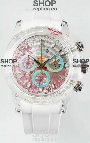 Rolex Daytona AET Remould XMAS Sapphires Casing 1:1 Swiss Replica Watch 