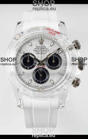 Rolex Daytona AET Remould Meteorite Dial Sapphires Casing 1:1 Swiss Replica Watch 