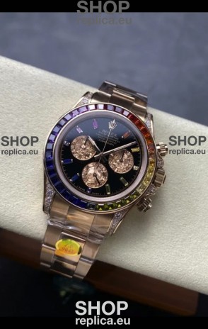 Rolex Daytona Super Clone 116595RBOW Rose Gold 1:1 Mirror Cal.4131 Movement Repllica Watch 