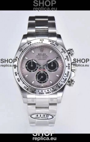 Rolex Cosmograph Daytona M116509 Original Cal.4130 Movement - 904L Steel Watch Grey Dial