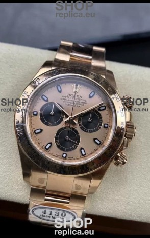 Rolex Cosmograph Daytona M116505-0009 Rose Gold Original Cal.4130 Movement - 904L Steel Watch