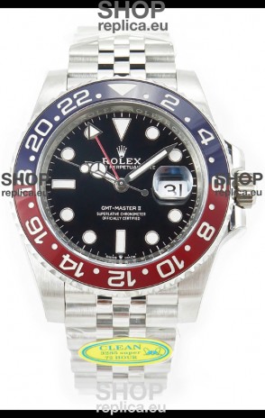 Rolex GMT Masters II 126710BLRO Cal.3285 72 Hours Power Jubilee Strap Swiss Replica 904L Steel 