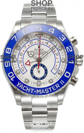 Rolex Yachtmaster II Stainles Steel Ref.116680 1:1 Mirror Replica Watch 904L Steel 