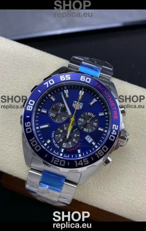 Tag Heuer F1 Edition Swiss Quartz Watch in Blue Dial Stainless Steel Casing 