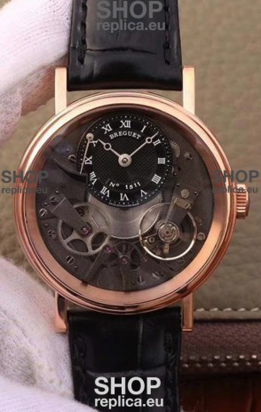 Breguet Tradition 7057BR/R9/9W6 Pink Gold Dual Tourbillon Swiss Replica Watch