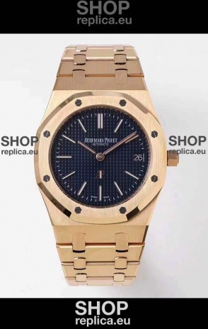 Audemars Piguet Royal Jumbo Oak Extra Thin Swiss Replica Yellow Gold - 1:1 Mirror Replica Watch