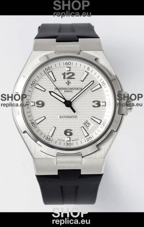Vacheron Constantin Overseas 1:1 Mirror Swiss Replica Watch in White Dial - Rubber Strap