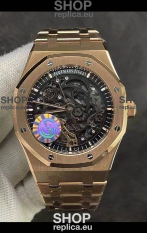 Audemars Piguet Royal Oak Double Balance Wheel Openworked Edition 1:1 Mirror Swiss Replica Watch 