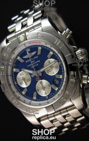 Breitling Chronomat B01 Blue Dial Swiss Replica Watch 1:1 Mirror Replica Edition 
