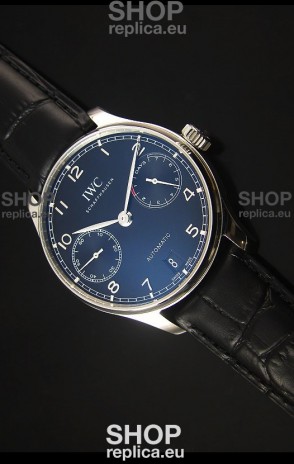IWC IW500703 Portugieser Swiss 1:1 Mirror Replica Watch Black Dial - Updated 2016 Version