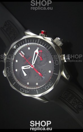 Omega Seamaster Professional Regatta Swiss Replica Watch Rubber Strap