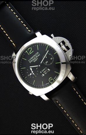 Panerai Luminor GMT 8 Days Power Reserve Japanese Replica Watch 