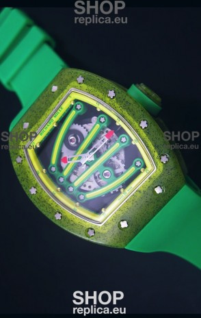 Richard Mille RM059 Yohan Blake Edition Swiss Replica Watch in Yellow Bezel