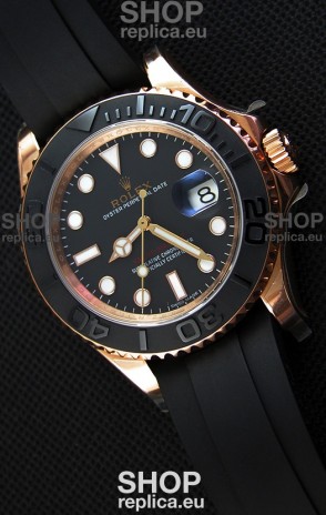Rolex Yachtmaster 116655 Everose 40MM Cal.3135 Swiss 1:1 Ultimate 904L Steel Watch 