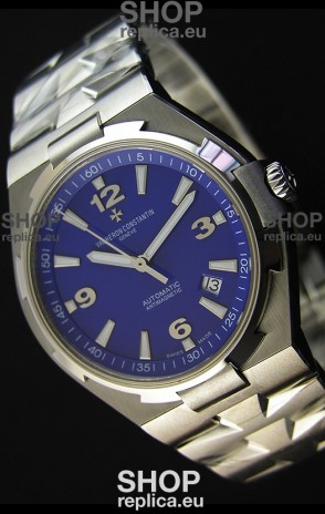 Vacheron Constantin Overseas Blue Dial Swiss Replica Watch 