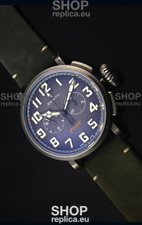 Zenith Pilot Heritage Edition Ton-Up 1:1 Mirror Swiss Replica Watch
