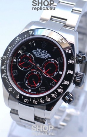 Rolex Project X Daytona Limited Edition Series II Cosmograph MonoBloc Cerachrom Swiss Watch in Black Dial