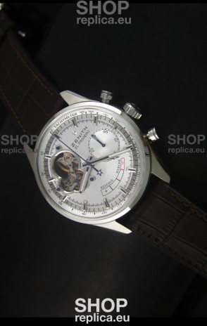 Zenith El Primero Chronomaster Handwind Power Reserve 42MM Replica Watch Silver Dial