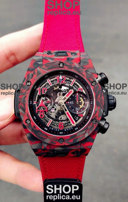 Hublot Big Bang Unico Red Carbon Las Vegas Boutique Edition Swiss Replica Watch
