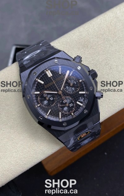 Royal Oak Chrono 26240 Black Ceramic Super Clone Watch 