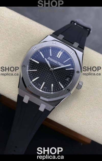 Royal Oak 15510 41mm Black Dial Super Clone Watch 