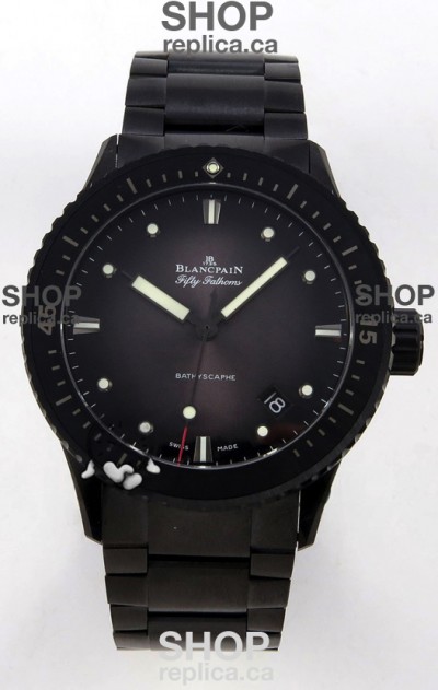 Blancpain Fifty Fathoms Ceramic Case Grey Dial Super Clone Watch 