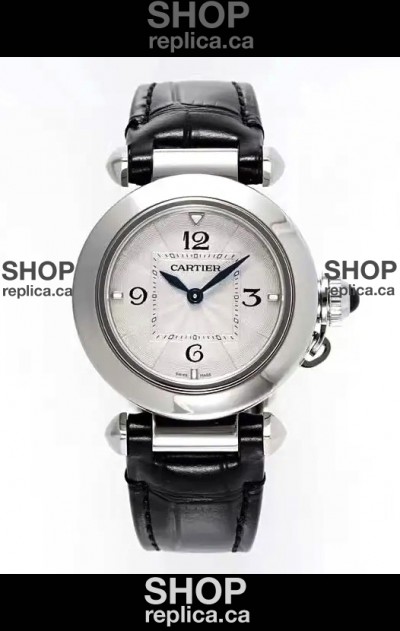 Pasha De Cartier Steel Casing Watch 30MM Super Clone Watch 