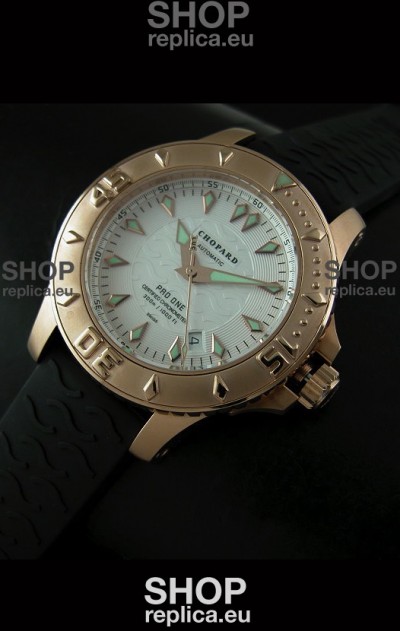 Chopard LUC Pro One Chronometer Swiss Replica Rose Gold Watch
