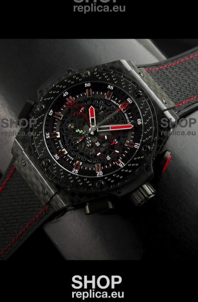 Hublot Big Bang Ayrton Senna Full Carbon Casing Swiss Watch 