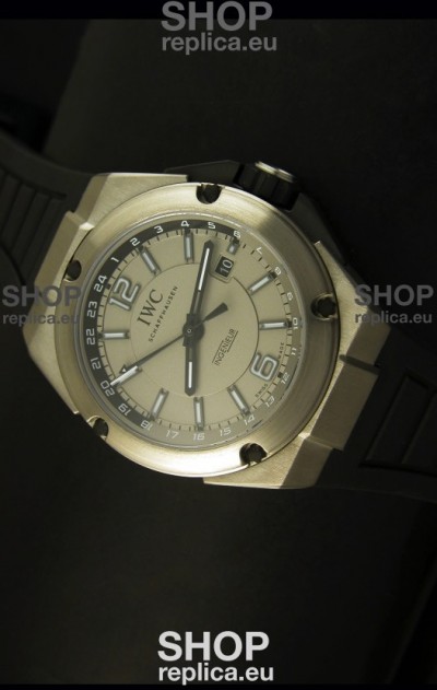 IWC Ingenieur Full Titanium Swiss Replica Watch in Grey Dial