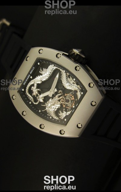 Richard Mille RM057 Tourbillon Jackie Chan Swiss Replica Watch in Titanium Case
