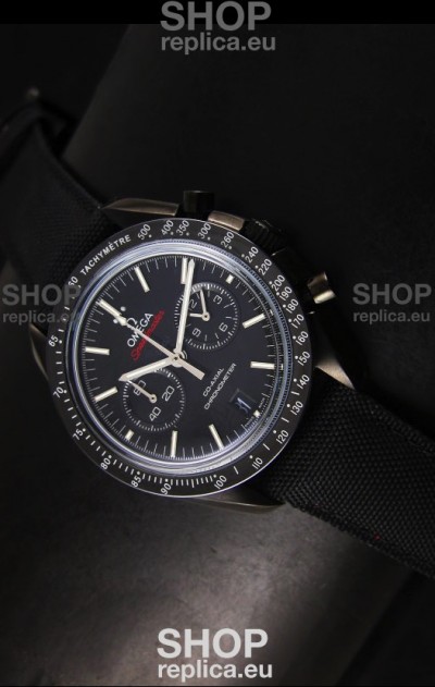 Omega Speedmaster Moon Watch Co-Axial Japanese Replica Watch Black Case Watch