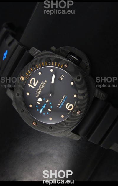 Panerai Luminor 1950 Submersible PAM616 Carbotech Swiss 1:1 Mirror Replica Watch 