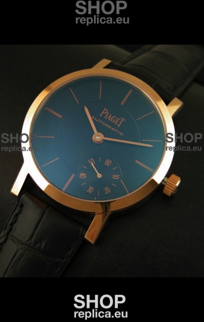 Piaget Altiplano Swiss Manual Winding Replica Watch in Black Dial