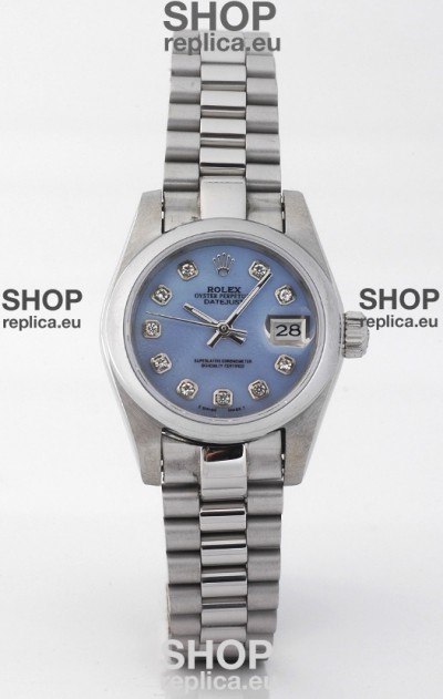 Rolex DateJust - Silver Lady's Swiss Replica Watch