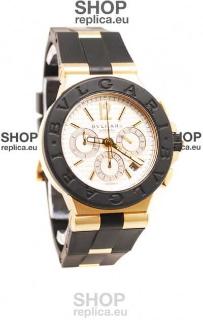 Bvlgari Diagono Automatic Swiss Watch in White Dial