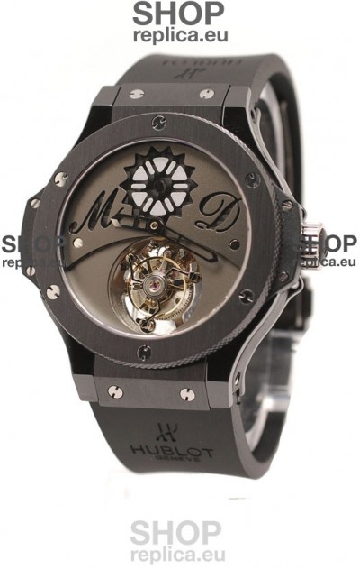 Hublot Big Bang Tourbillon MD Solo Bang Swiss Replica PVD Watch