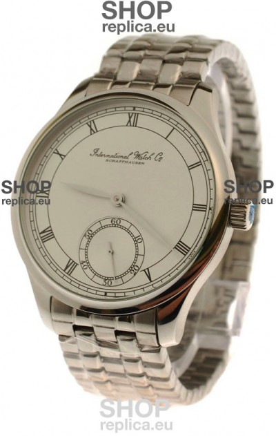 IWC Portugese Automatic Japanese Replica Watch in White Dial