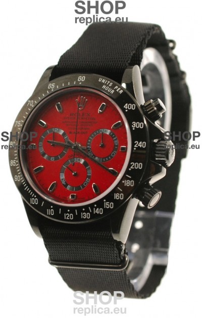 Rolex Daytona Cosmograph 2011 Edition Swiss Watch in Red Dial