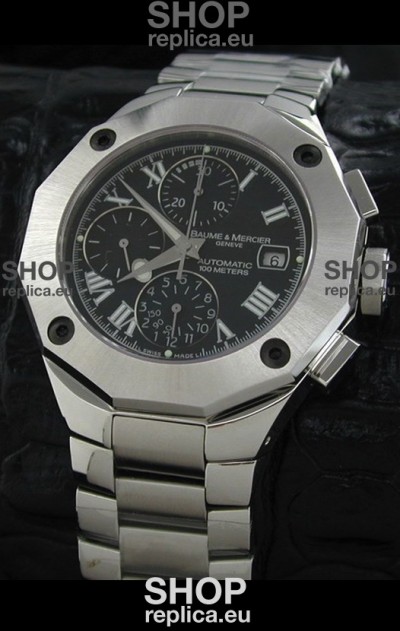Baume & Mercier Riveria Swiss Watch in Black Dial