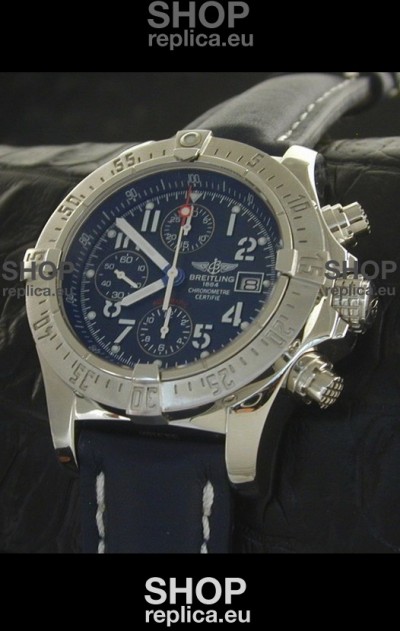 Breitling Skyland Swiss Replica Watch in Blue Dial