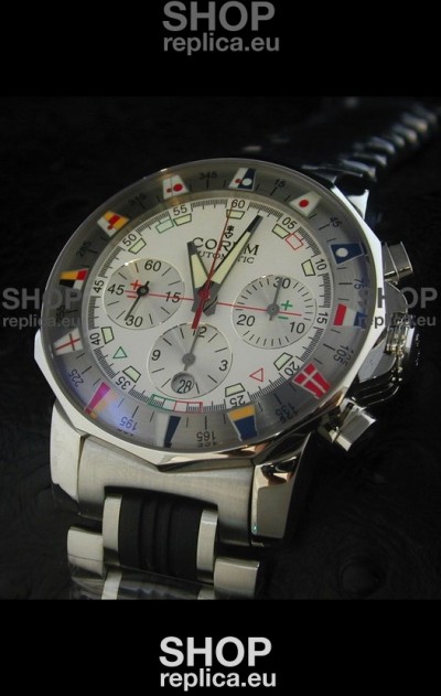Corum Admiral's Cup Challenge Swiss Replica Watch in White Dial