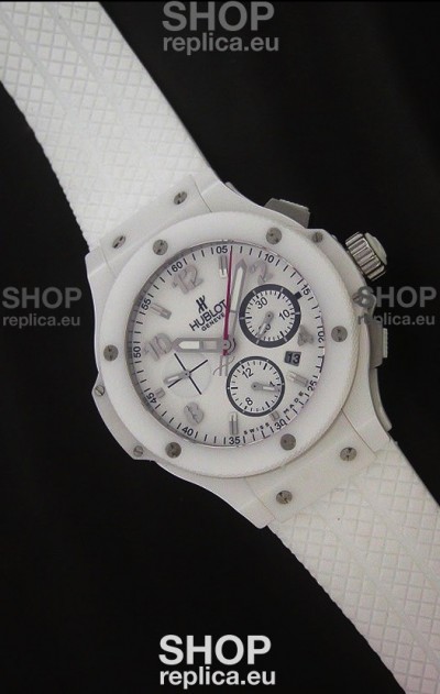 Hublot Big Bang Limited Edition Swiss Replica Watch in White 