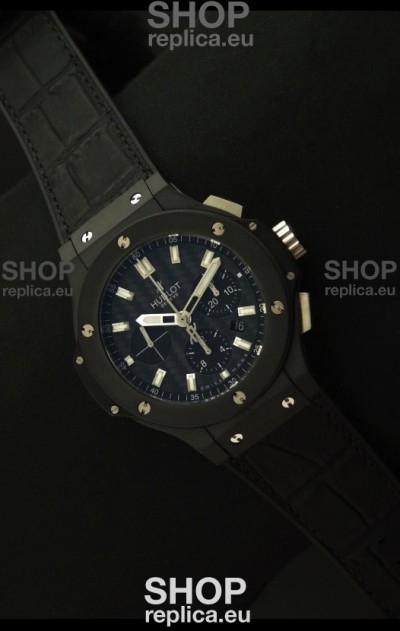 Hublot Big Bang Ceramic Carbon Dial Watch - 1:1 Ultimate Mirror Replica