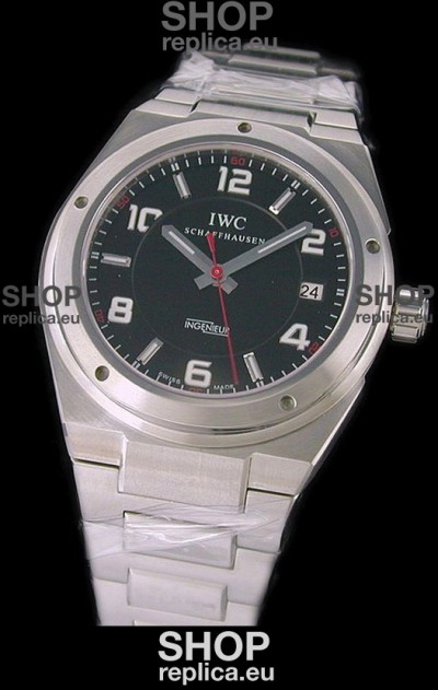 IWC Ingenieur Swiss Watch in Black Dial
