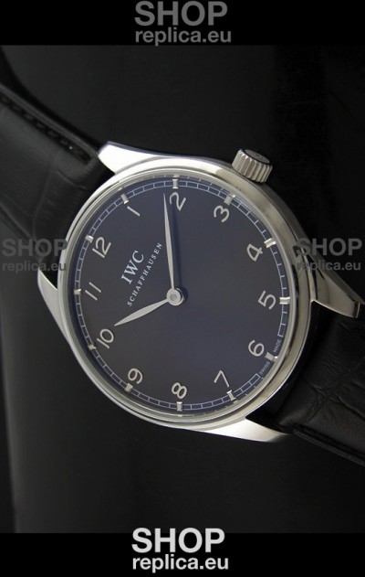 IWC Big Pilot Japanese Replica Watch in Black Dial