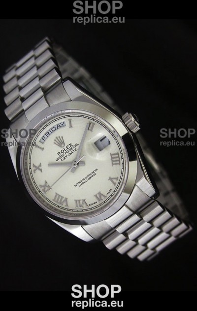 Rolex Day Date Swiss Replica Steel Watch